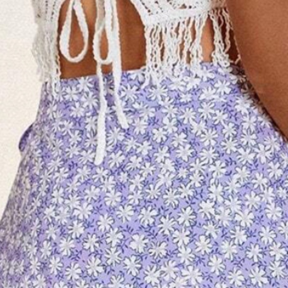 Boho Floral Print Ruffle Hem Maxi Dress - Picture 4 of 6